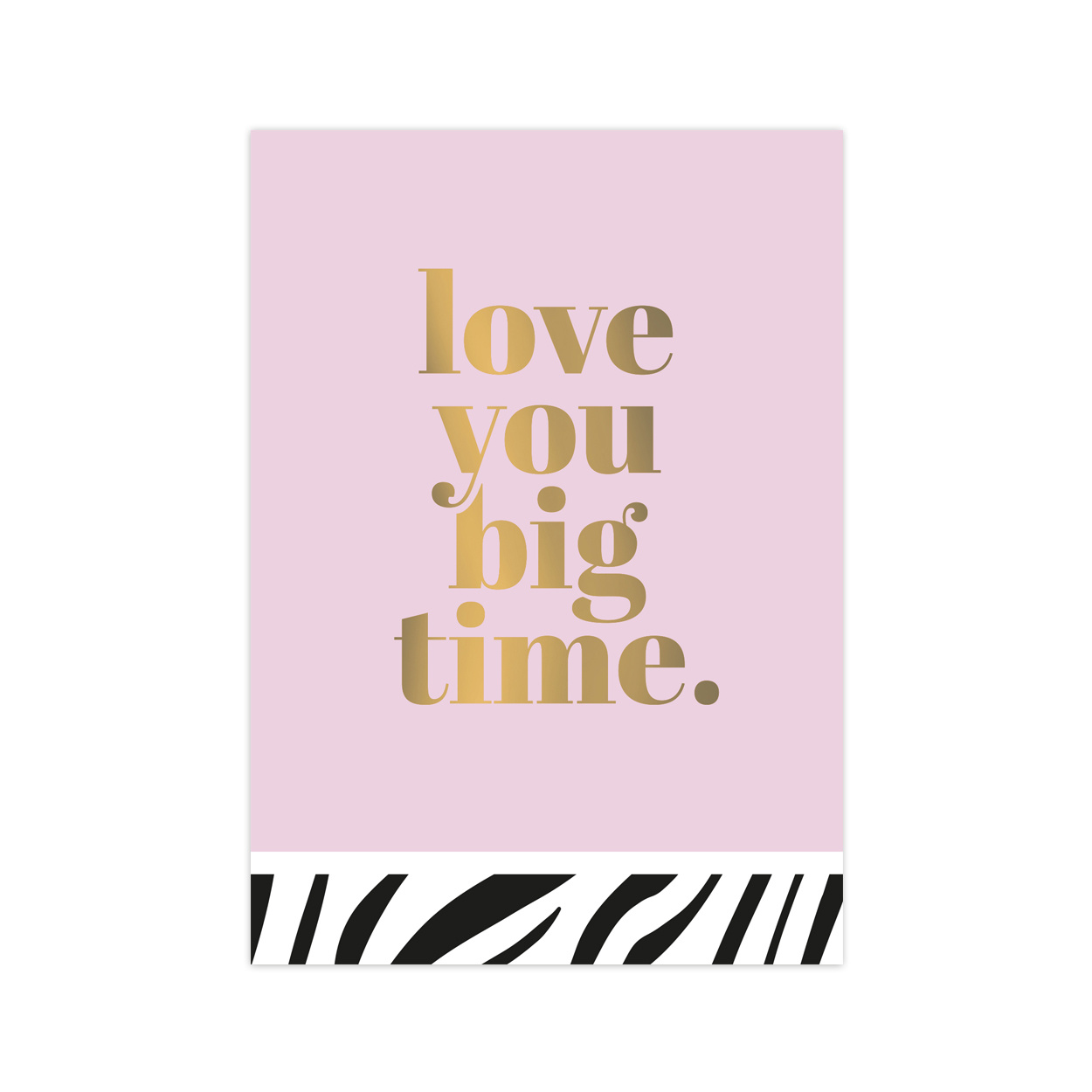 Kaart Love You Big Time Studio Stationery Kaart Love You Big Time Studio Stationery