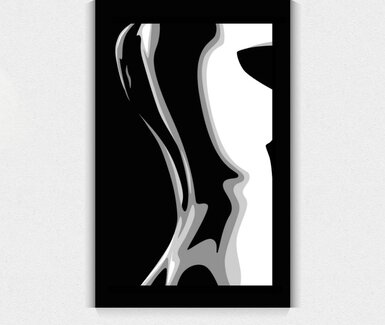 Elusive geometrical drawing or alluring nude?