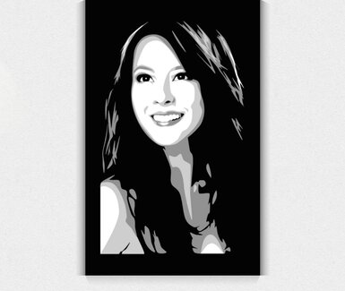 Portret. Kristal helder optimisme.