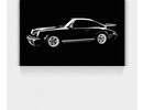 Car art. Art on wheels. First 911 Turbo.