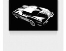 Autokunst. Kunst op wielen. 60-er jaren icoon. Stingray 1963