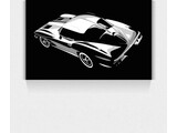 Autokunst. Kunst op wielen. 60-er jaren icoon. Stingray 1963