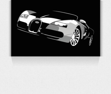 Car Art. Art on wheels. Ultimate Sportscar. Veyrron.