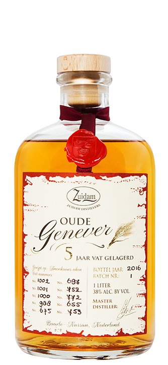 Zuidam Zuidam Oude Genever 5 jaar vat gelagerd 0,5l.