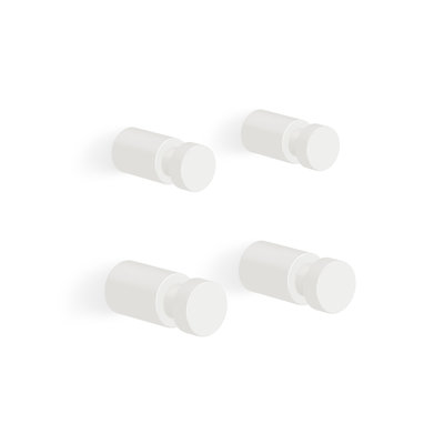 Zack AIVO towel hook 40mm set / 2 (white) 40153