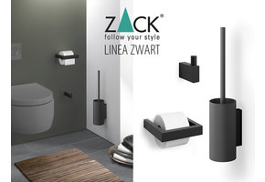 klimaat combinatie Alexander Graham Bell ZACK toilet accessoires - mat of glans RVS - zwart of wit - Bath & Living