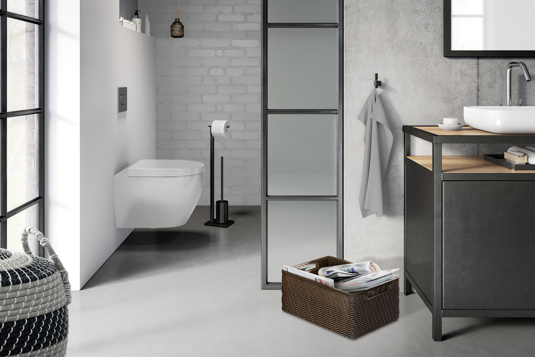 CARVO toiletbutler 40508 (zwart)