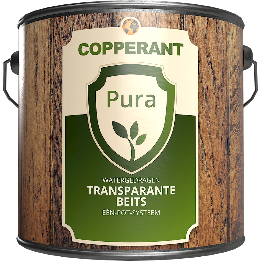 Helderheid Skalk Stuwkracht Copperant Pura Transparante Beits - Biobased houtbeits voor binnen!