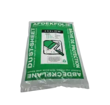 Afdekfolie 4 x 5 meter transparant dun wegwerp 7 mu