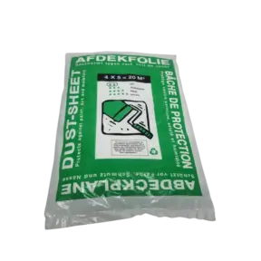 Afdekfolie 4 X 5 transparant dun wegwerp