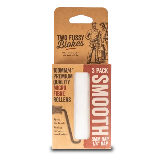 Two Fussy Blokes Smooth microvezel verfroller