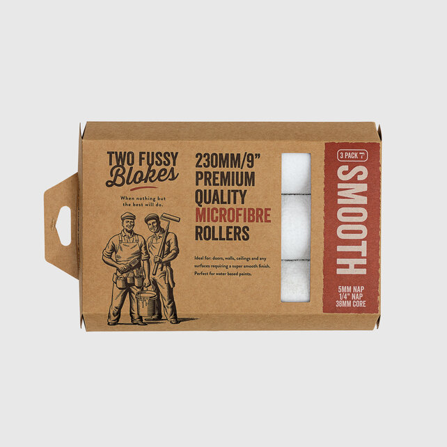 Two Fussy Blokes Smooth microvezel verfroller