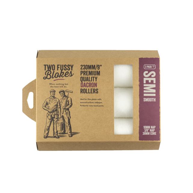 Two Fussy Blokes Dacron verfrollers