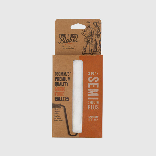 Two Fussy Blokes Semi Smooth Plus microvezel verfroller