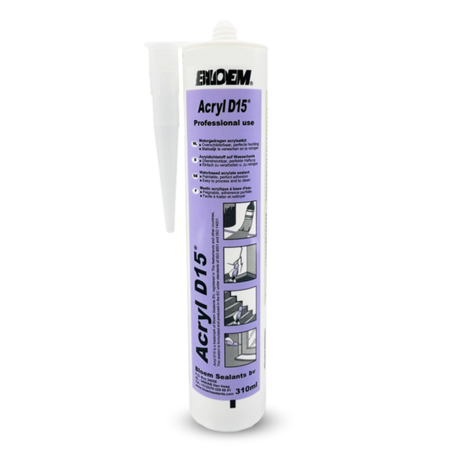 Bloem Acryl-D15 Wit | Koker 310 ml.