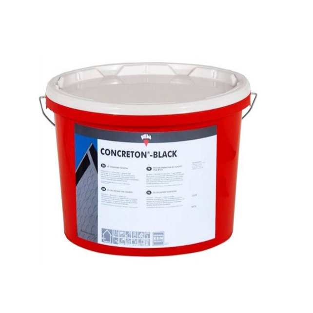 KEIM Concreton-Black op beton, in RAL 7016 of RAL 7021