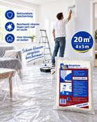 Transparante afdekfolie | extra dik 40 mu 4 x 5 m | Greenpaints