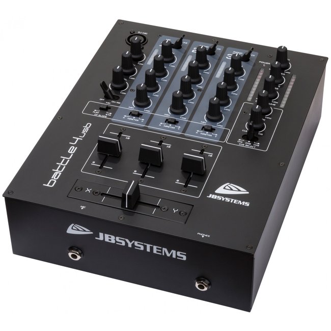 JB systems BATTLE4-USB DJ-mixer
