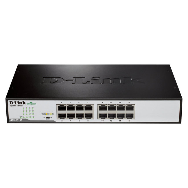 D-LINK DGS-1016D switch 16 poorten