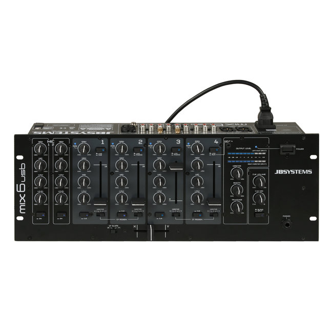 JB Systems MIX6usb obuuste 19" DJ mengtafel