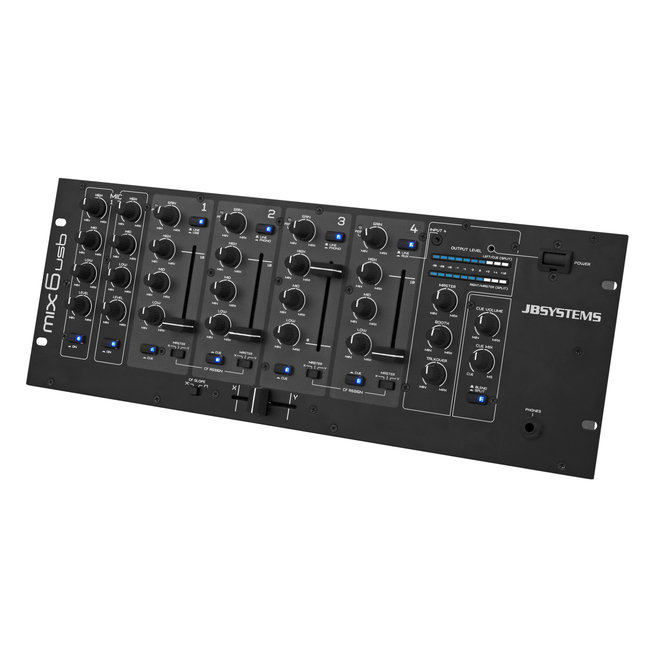 JB Systems MIX6usb obuuste 19" DJ mengtafel