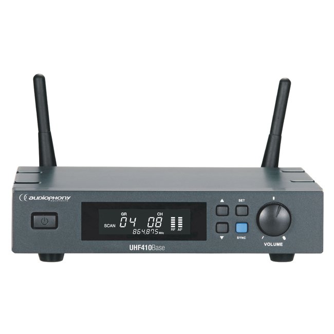 Audiophony UHF410-BASE-F5 True Diversity-ontvanger