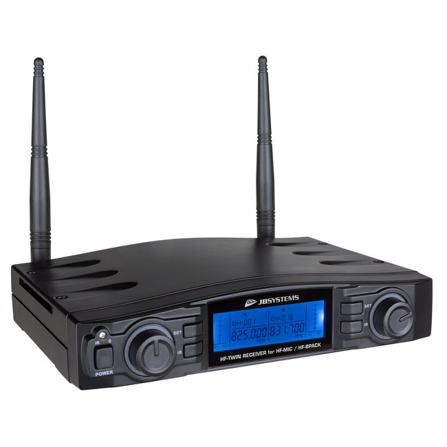 JB Systems HF-TWIN RECEIVER Dubbele draadloze microfoonontvanger