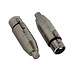 Hilec RCAf/XLRf Adapter per 2 stuks
