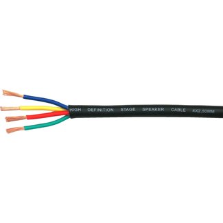 Hilec SPR4250 Ronde luidsprekerkabel 4x2,50mm²  (rol 50m)