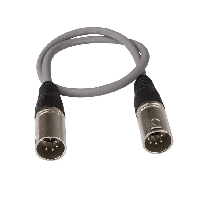 JB Systems XLR5 M-M 0,5M XLR-5pin man/man DMX-conversiekabeltje