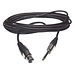 Hilec CM/XFJM-6 Vrouwelijke XLR / mannelijke mono Jack microfoonkabel 6m