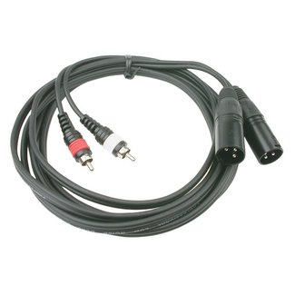 Hilec CL-26/1.5 2x Male XLR / 2x Male RCA line cable 1.5m