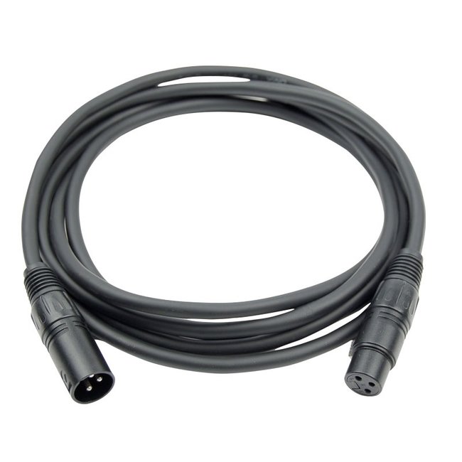 Hilec CDMX-0.6 DMX kabel XLR 3pin mannelijk / XLR 3pin vrouwelijk 0.6m