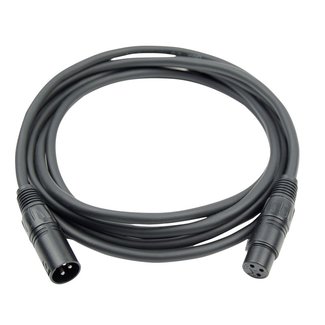 Hilec CDMX-1 DMX kabel XLR 3pin mannelijk / XLR 3pin vrouwelijk 1m