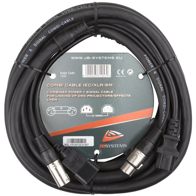 Hilec COMBI CABLE IEC/XLR 5M