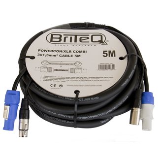Hilec POWERCON/XLR COMBI 3x1,5mm² CABLE  5M