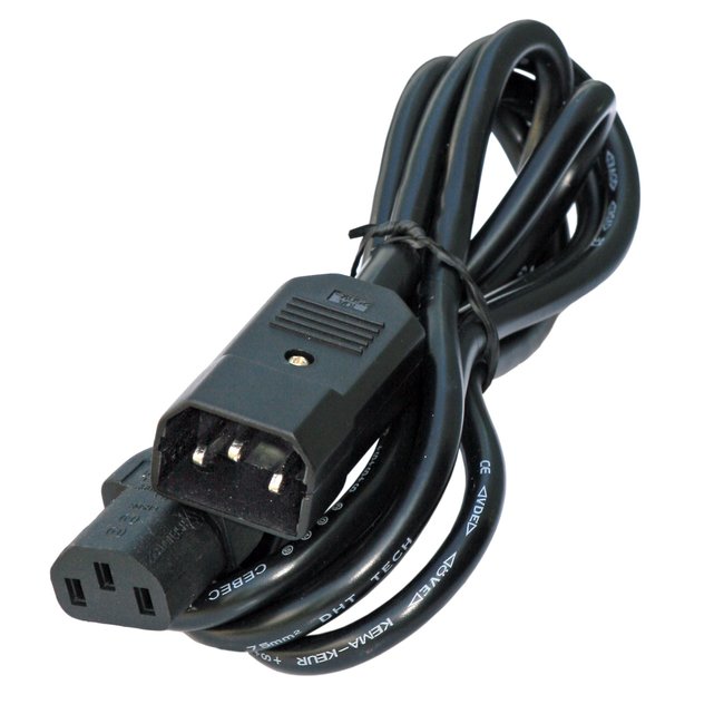 JB Systems IEC Cable M/F 5M stroomkabels met mannelijke/vrouwelijke IEC stekkers