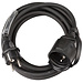 Hilec POWERCABLE-3G1,5-5M-G Stroomverlengkabel