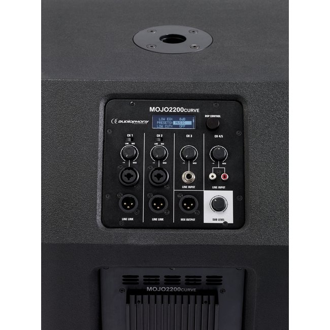 Audiophony MOJO2200curve curve-array-systeem met mixer