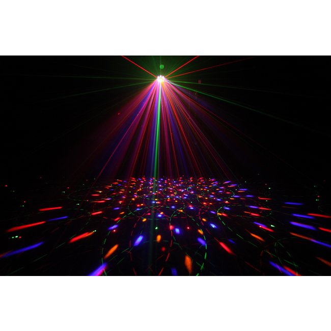 JB Systems INVADER Multieffect: 23W led effect + 200mW red+green laser