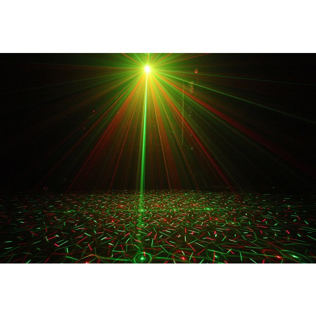 JB Systems INVADER Multieffect: 23W led effect + 200mW red+green laser