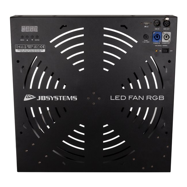 JB Systems LED FAN RGB Ventilator met LED-EFFECT