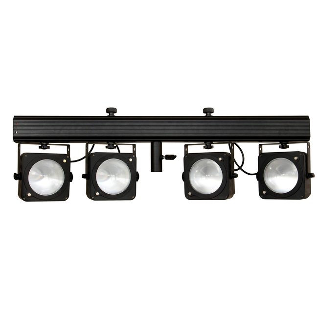JB Systems COB-4BAR 4xCOB RGB 36W inclusief IR + draagtas