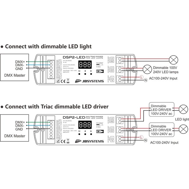 JB Systems DSP2-LED Triac dimmer