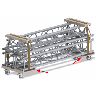 CONTESTAGE Contestage BT-TRUSS 29-TROLLEY-BASE