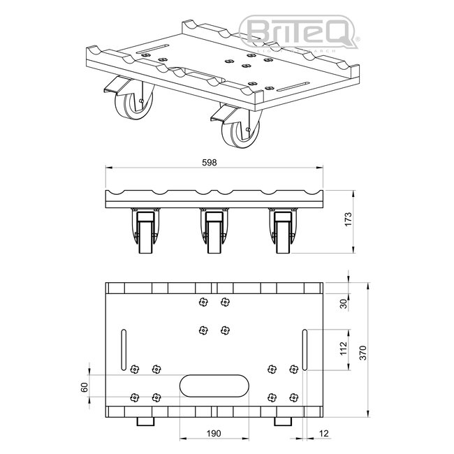 Contestage BT-TRUSS 29-TROLLEY-BASE