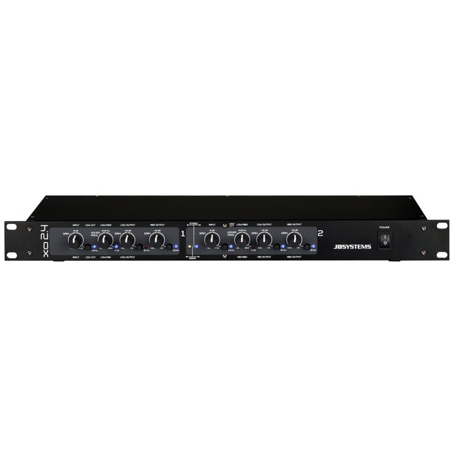 JB Systems XO 2.4 2-wegs stereo of 3-wegs mono crossover