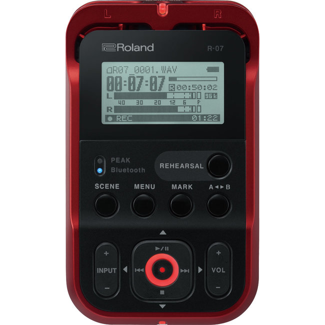 Roland R07 Field Recorder Rood