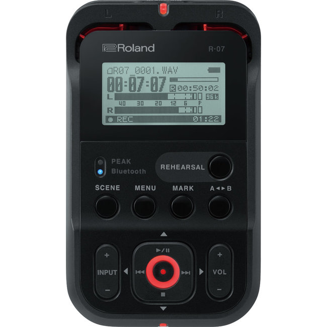 Roland R07 Field Recorder Zwart