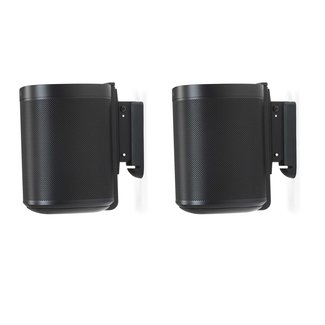 Flexson Sonos One Set muurbeugel zwart (2 stuks)